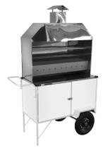 Carrinho Churrasco Branco Maciças BLE05M Cefaz
