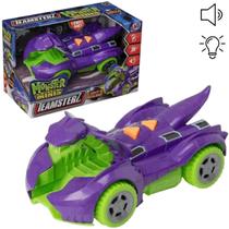 Carrinho Cobra Roxa com Som e Luz Monster Minis Teamsterz Carrinho Cobra Roxa com Som e Luz Monster Minis Teamsterz