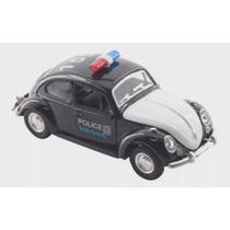 Carrinho Coleção De Metal Fusca Viatura Polícia Carrinho Coleção De Metal Fusca Viatura Polícia