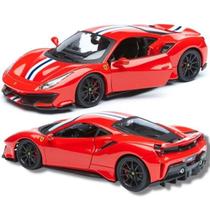 Carrinho Coleção Miniatura Ferrari 18 Cm 1:24 Burago Abre Porta VR