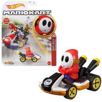 Carrinho Colecionável HotWheels Mario Kart Shy Guy Padrão