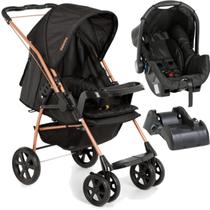Carrinho com Bebe Conforto Base Galzerano Milano II Rosé Carrinho com Bebe Conforto Base Galzerano Milano II Rosé