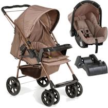 Carrinho com Bebe Conforto Base Galzerano Milano II Toffee Carrinho com Bebe Conforto Base Galzerano Milano II Toffee