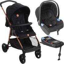 Carrinho com Bebe Conforto e Base ISOFIX Burigotto Lui Cobre Carrinho com Bebe Conforto e Base ISOFIX Burigotto Lui Cobre