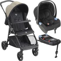 Carrinho com Bebe Conforto e Base ISOFIX Burigotto Lui Sand Carrinho com Bebe Conforto e Base ISOFIX Burigotto Lui Sand