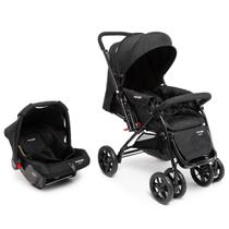 Carrinho Com Bebê Conforto Travel System Choice Preto Voyage