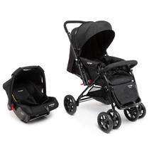 Carrinho com Bebê Conforto Travel System Choice Preto Voyage