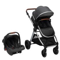 Carrinho com Bebê Conforto Travel System Romanzo Duo Preto - Infanti