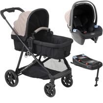 Carrinho com Bebe Materna Base ISOFIX Burigotto Revert 22 Capuccino Carrinho com Bebe Materna Base ISOFIX Burigotto Revert 22 Capuccino