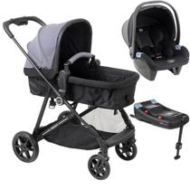 Carrinho com Bebe Materna Base ISOFIX Burigotto Revert 22 Gris Carrinho com Bebe Materna Base ISOFIX Burigotto Revert 22 Gris