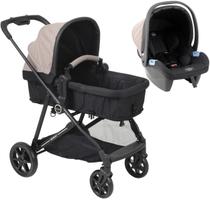 Carrinho Com Bebe Materna Burigotto Reversivel Revert 22 Capuccino