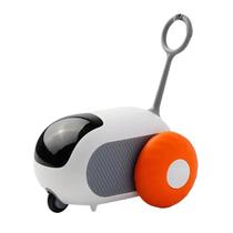 Carrinho Com Controle Remoto Para Gatos Recarregável Laranja