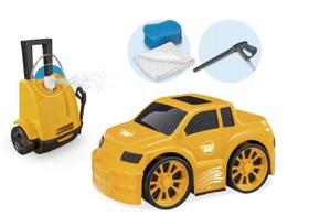 Carrinho com Lava Rápido Wash Garage Pick Up Usual Brinquedos Carrinho com Lava Rápido Wash Garage Pick Up Usual Brinquedos