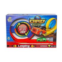 Carrinho com Pista e Disparador 360º Crazy Streets Looping Sortidos Carrinho com Pista e Disparador 360º Crazy Streets Looping Sortidos