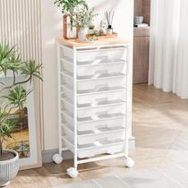 Carrinho com Rodas Ekisemio com 8 Gavetas, Carrinho de Armazenamento com Tampo de Madeira e Rodas com Trava, Carrinho Utilitário para Sala, Escritório, Sala de Aula, Oficina, Branco Carrinho com Rodas Ekisemio com 8 Gavetas, Carrinho de Armazenamento com Tampo de Madeira e Rodas com Trava, Carrinho Utilitário para Sala, Escritório, Sala de Aula, Oficina, Branco