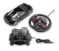 Carrinho com Volante Pedal Racing Control Midnight-Multikids Carrinho com Volante Pedal Racing Control Midnight-Multikids