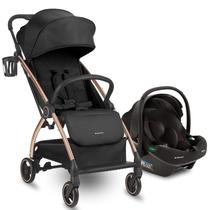 Carrinho compacto joy black + bebe conforto i-prime - kikka boo Carrinho compacto joy black + bebe conforto i-prime - kikka boo