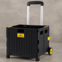 Carrinho Compras Dobravel 50 Kg Feira Vira Maleta Reforcado