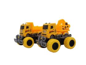 Carrinho Construtor Off-Road Truck Com 2 Carrinhos Carrinho Construtor Off-Road Truck Com 2 Carrinhos