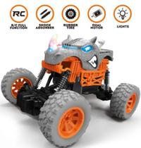 Carrinho Controle Monster Rinoceronte OU Tubarão Super Off Road Escalada