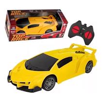Carrinho Controle Remoto Amarelo 1:16 - Car825