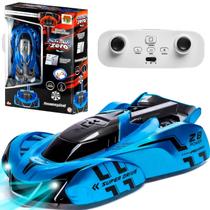 Carrinho Controle Remoto Anda Na Parede E Teto Gravidade Zero Bateria Recarregável Dm Toys
