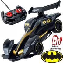 Carrinho Controle Remoto Batman Destemido Recarregável 7 Funções - Candide