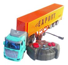 Carrinho Controle Remoto Caminhão Baú 4 Canais Carrinho Controle Remoto Caminhão Baú 4 Canais