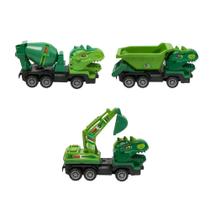 Carrinho controle remoto caminhao mega trucks dinossauro sortido - polibrinq Carrinho controle remoto caminhao mega trucks dinossauro sortido - polibrinq