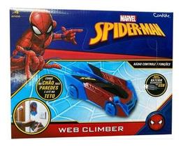 Carrinho Controle Remoto Candide Homem Aranha Web Climber - Candide 5854