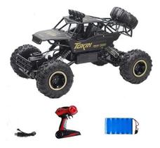 Carrinho Controle Remoto Carro 4ch 4x4 Off Road Jeep Rc 37cm