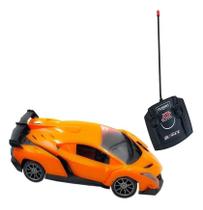 Carrinho Controle Remoto Com Luzes BW025 Laranja - Importway