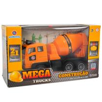 Carrinho Controle Remoto Construção Betoneira Polibrinq