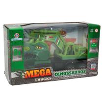 Carrinho Controle Remoto Dinossauro Escavadeira Polibrinq