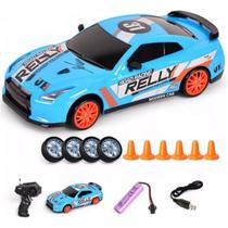 Carrinho Controle Remoto Drift 4x4 Rodas Extra Diversas Cores Brinquedo - Unidunitoys