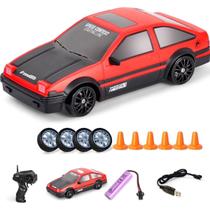 Carrinho Controle Remoto Drift Rodas Extras 4X4 Recarregável - Unidunitoys