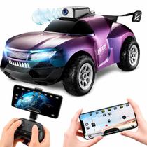 Carrinho Controle Remoto Espião com Câmera WiFi Recarregável 10km h Carrinho Controle Remoto Espião com Câmera WiFi Recarregável 10km h