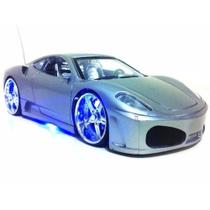 Carrinho Controle Remoto Ferrari corrida LEDs Carrinho Controle Remoto Ferrari corrida LEDs