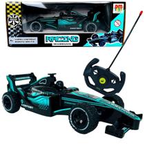 Carrinho Controle Remoto Fórmula 1 Recarregável Com Bateria Racing F1 Brinquedo 1:20 Control