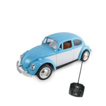 Carrinho Controle Remoto Fusca Colecionável Com Luz Farol - Polibrinq