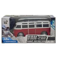 Carrinho Controle Remoto Kombi Transformes Recarregável Cor ColoridoCarrinho Controle Remoto Kombi Transformes Recarregá