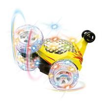 Carrinho Controle Remoto Maluco Crazy Gira 360 Com Som E Luz - Dm Toys