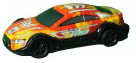 Carrinho controle remoto Neon Race 1:24 Polibrinq Vermelho