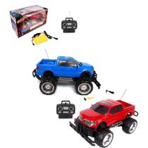 Carrinho Controle Remoto Pickup Acende Farol Azul e Vermelho - Well Kids