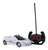Carrinho Controle Remoto Policia Super Carro Top 1:18