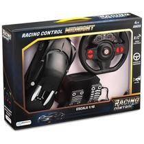 Carrinho Controle Remoto Racing Control Midnight Preto 1:16 Multikids