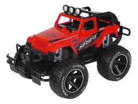 Carrinho Controle Remoto Rally Captor 1:14 - Jeep Vermelho