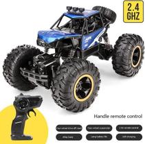 Carrinho Controle Remoto Recarregável OFF Road 4X4 Rock Crawler DRO (azul)