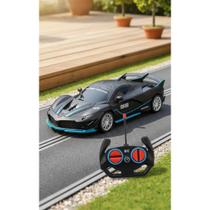 Carrinho Controle Remoto Recarregável Preto Super Esportivo Carrinho Controle Remoto Recarregável Preto Super Esportivo