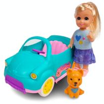 Carrinho Conversivel Com Boneca Cachorro Brinquedo Infantil